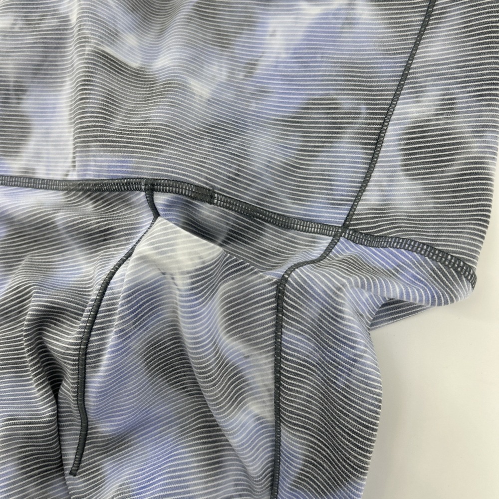 Athleta Capri Leggings Pants Women's 1X Plus Blue Gray Tie Dye Yoga Run Exercise - Picture 8 of 14